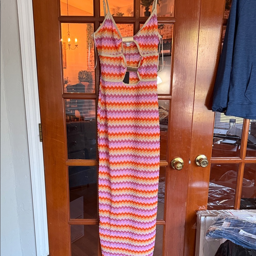 Fashion, nova extra large, Brenda, crochet maxi dress XL New